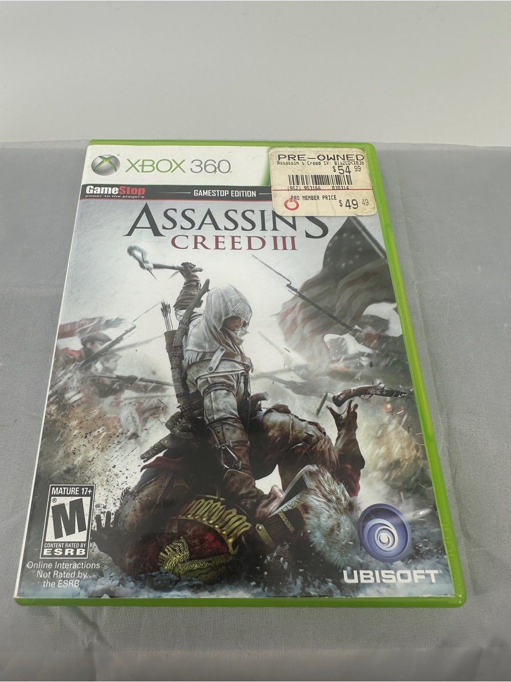Assassin's Creed 3 GameStop Edition Xbox 360